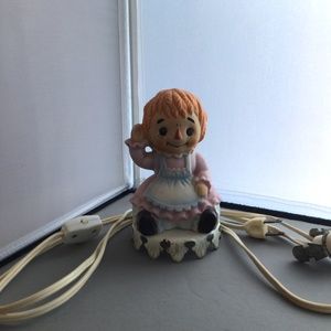 Vintage Raggedy Ann Nightlight